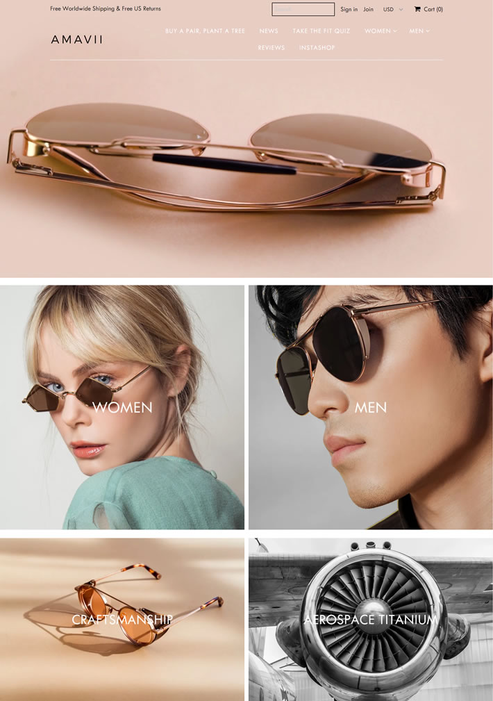 AMAVII眼鏡官網：時尚和設計師太陽鏡 美國購物網站 MeetKK-MeetKK
