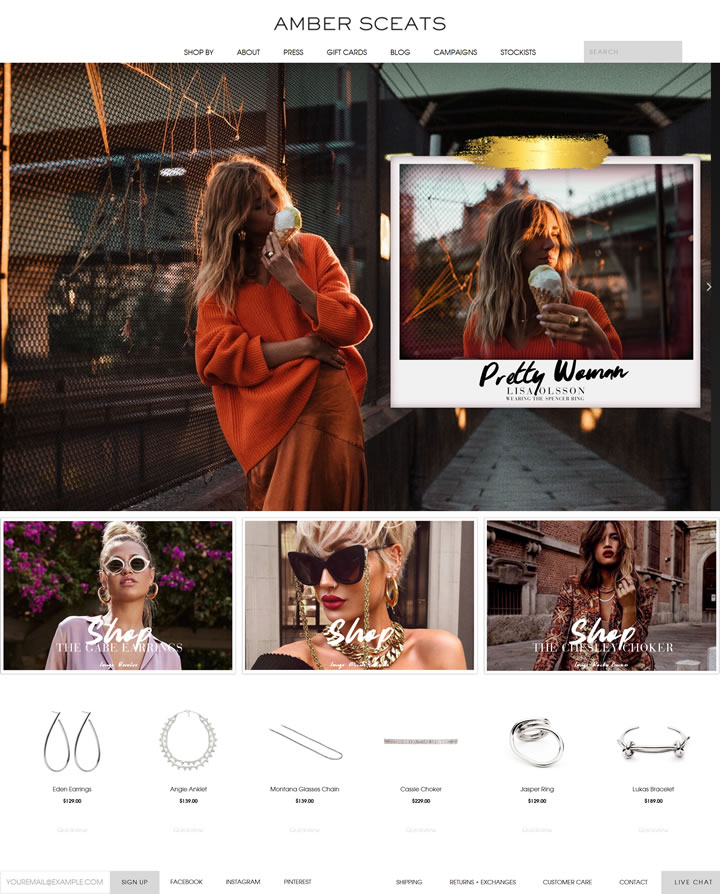 澳大利亞時尚前衛設計師珠寶在線：Amber Sceats 澳洲購物網站 MeetKK-MeetKK