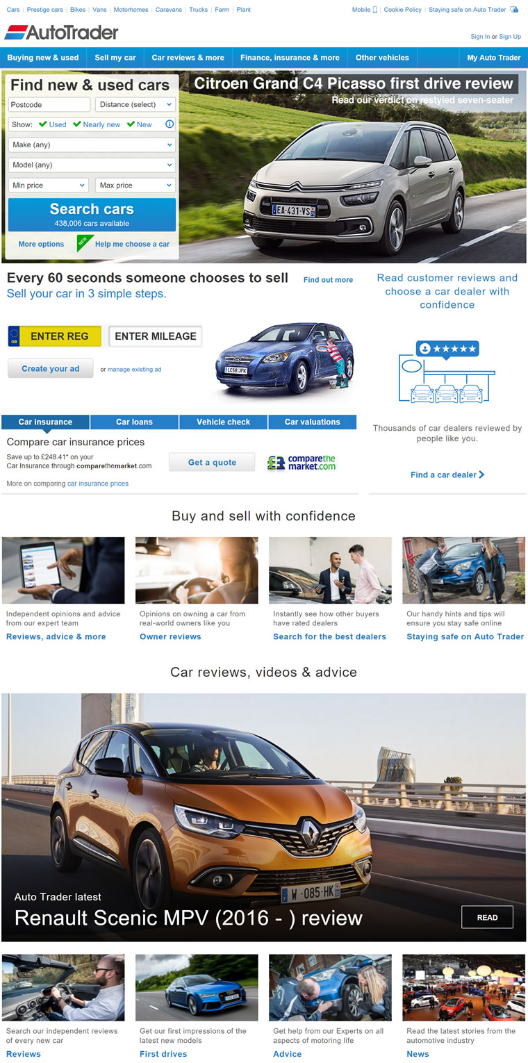 英國最大的汽車交易網站：Auto Trader UK 英國購物網站 MeetKK-MeetKK