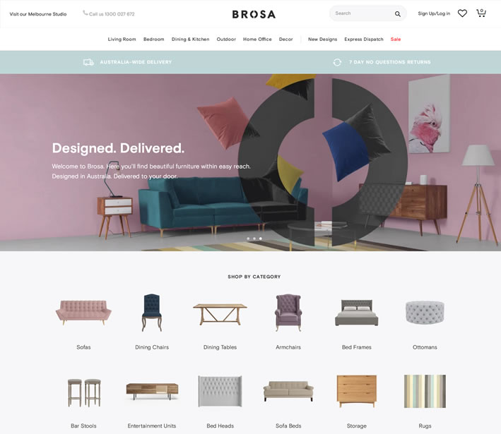 澳大利亞傢具和傢居用品在線：BROSA 澳洲購物網站 MeetKK-MeetKK