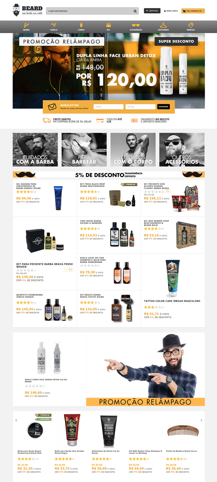 巴西男士胡須和頭發護理產品商店：Beard 巴西購物網站 MeetKK-MeetKK