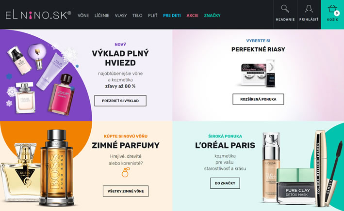 斯洛伐克香水和化妝品購物網站：Parfemy-Elnino.sk 斯洛伐克購物網站 MeetKK-MeetKK