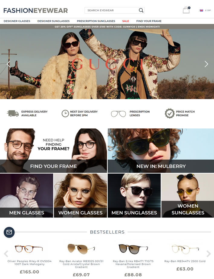 英國最受信任的在線眼鏡商之一：Fashion Eyewear 英國購物網站 MeetKK-MeetKK