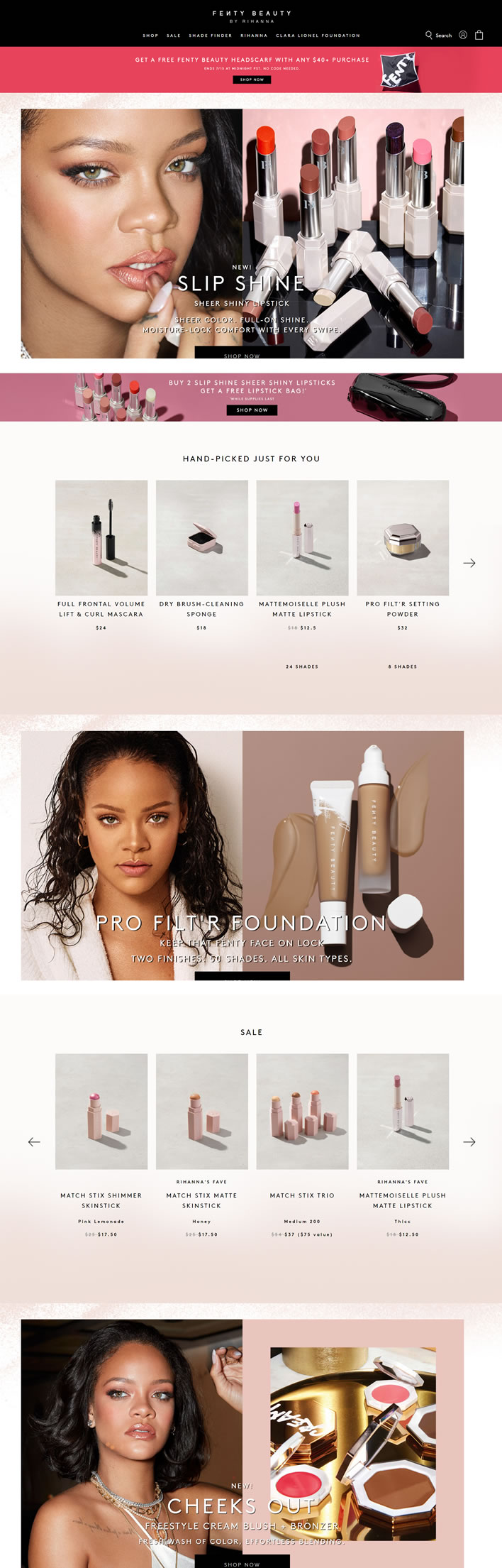 Fenty Beauty官網：蕾哈娜創立的美妝品牌美國購物網站MeetKK