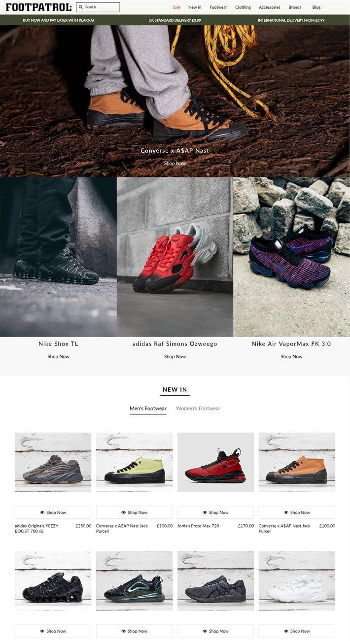 倫敦著名的運動鞋綜合商店：Footpatrol 英國購物網站 MeetKK-MeetKK