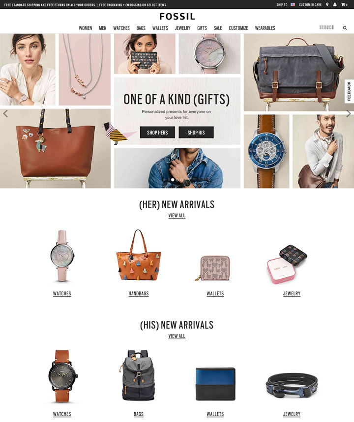 Fossil 官网40 好折扣 女士手表karli Little Shop 美国代购 Facebook
