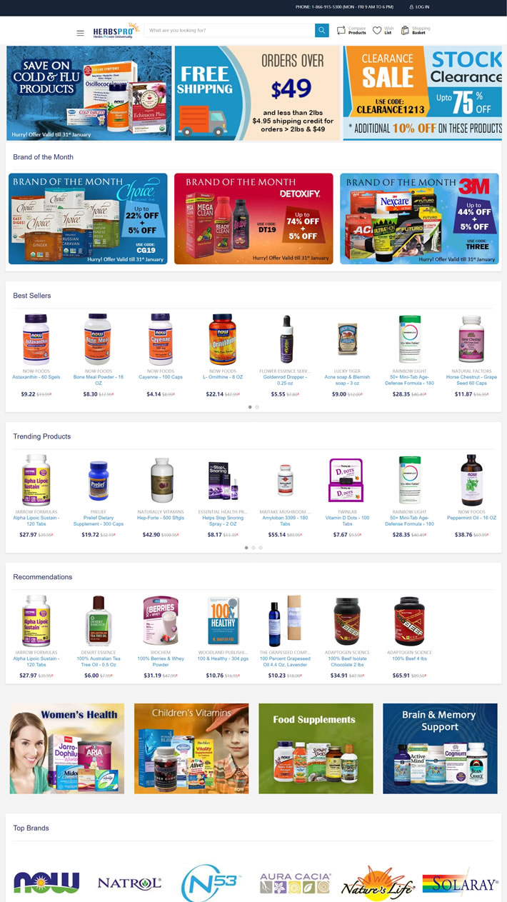 世界上最全面的草藥補充劑和頂級品牌維生素網站：HerbsPro 美國購物網站 MeetKK-MeetKK