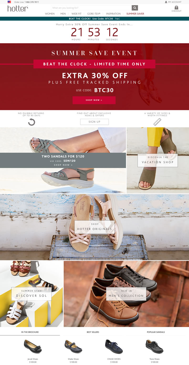 Hotter Shoes美國官網：英國最受歡迎的舒適鞋 美國購物網站 MeetKK-MeetKK