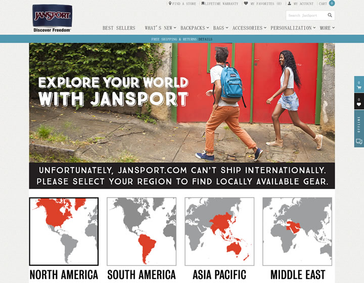 美國流行背包品牌：JanSport（傑斯伯） 美國購物網站 MeetKK-MeetKK
