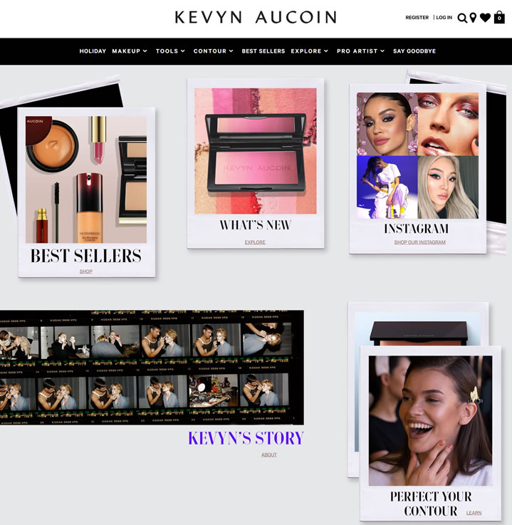 美國修容界大佬創建的個人美妝品牌：Kevyn Aucoin Beauty 美國購物網站 MeetKK-MeetKK