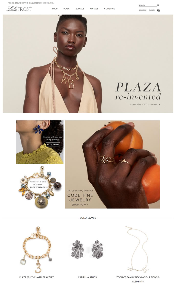 紐約復古靈感的現代珠寶品牌：Lulu Frost 美國購物網站 MeetKK-MeetKK