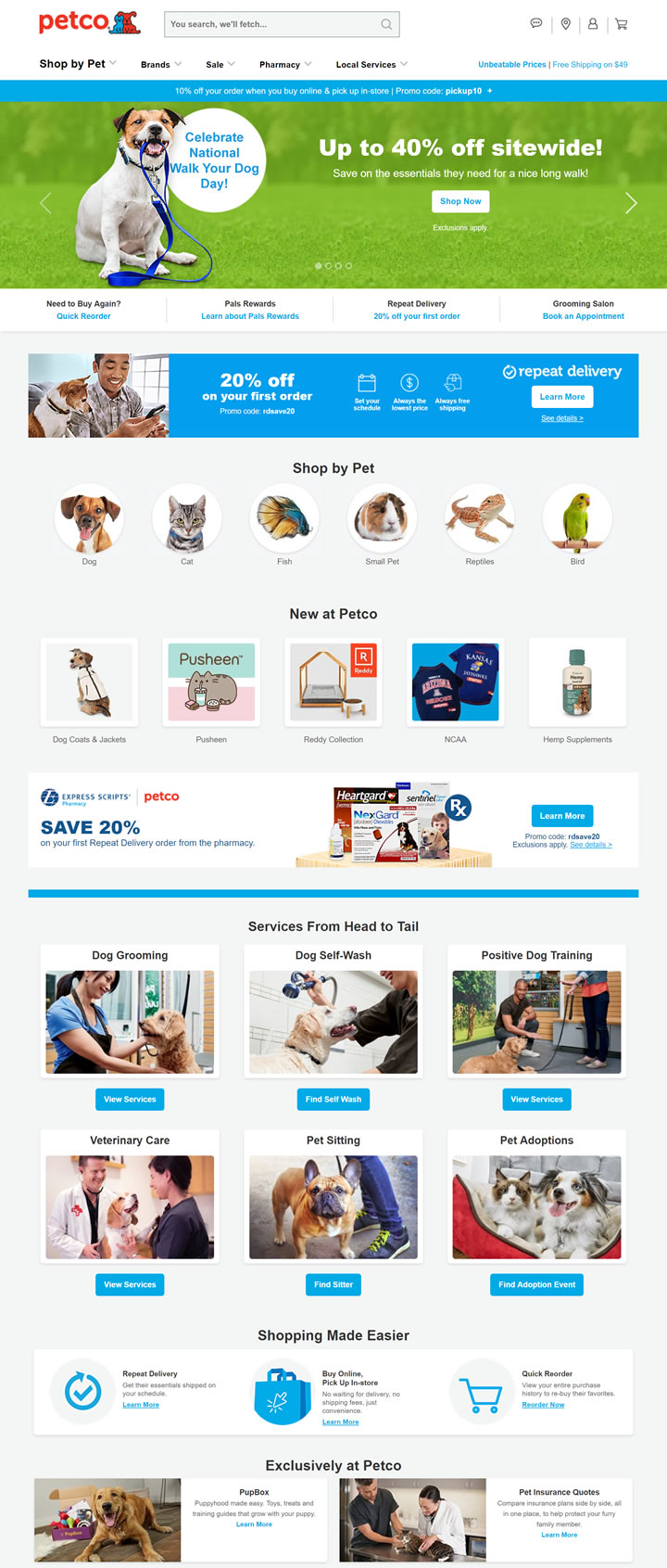 美國領先的寵物用品和寵物食品零售商：Petco 美國購物網站 MeetKK-MeetKK