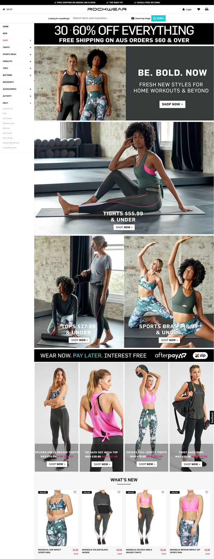 澳大利亞Rockwear官網：女子瑜伽、健身和運動服 澳洲購物網站 MeetKK-MeetKK