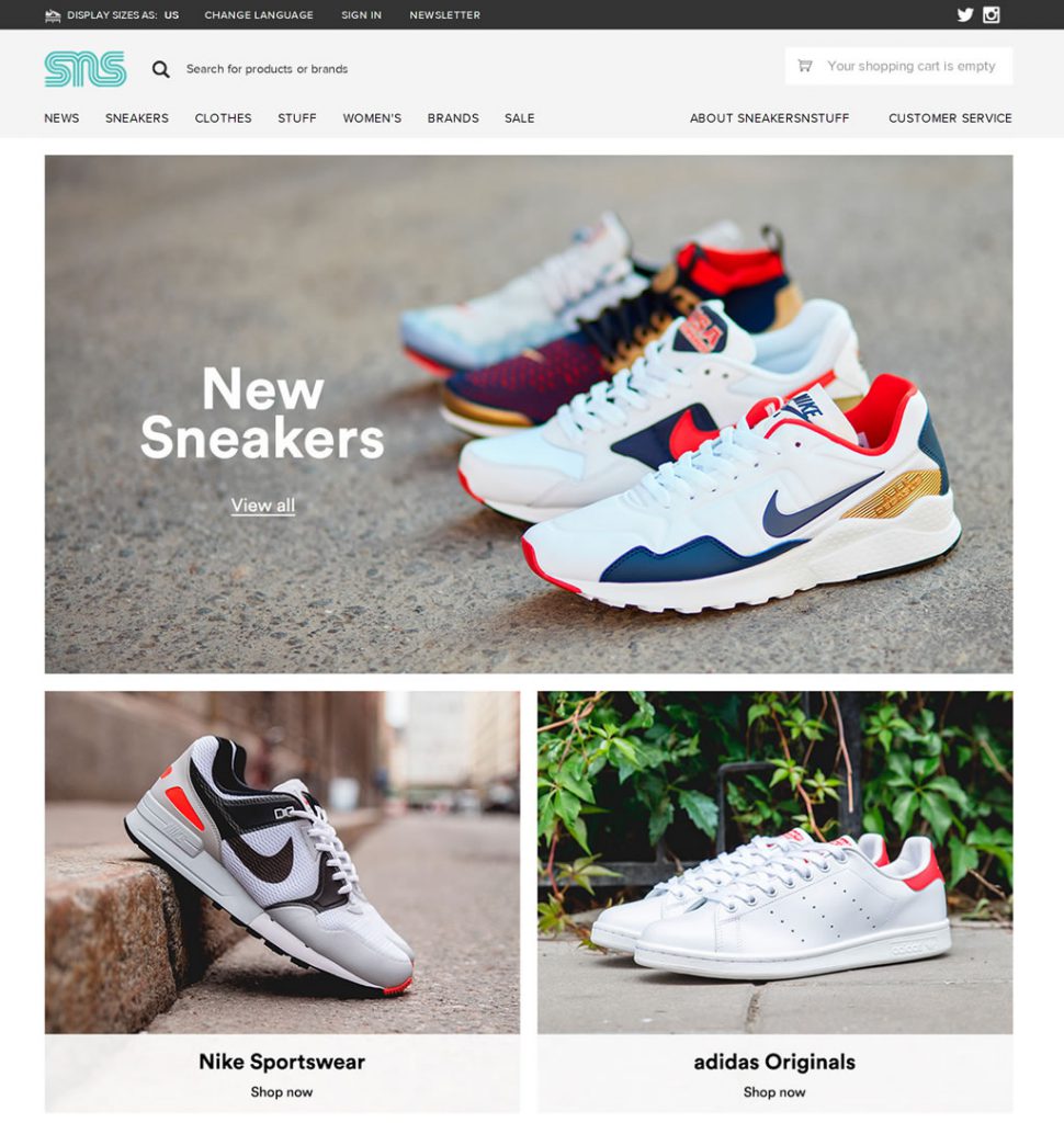 瑞典最好的運動鞋專賣店：Sneakersnstuff 瑞典購物網站 MeetKK-MeetKK