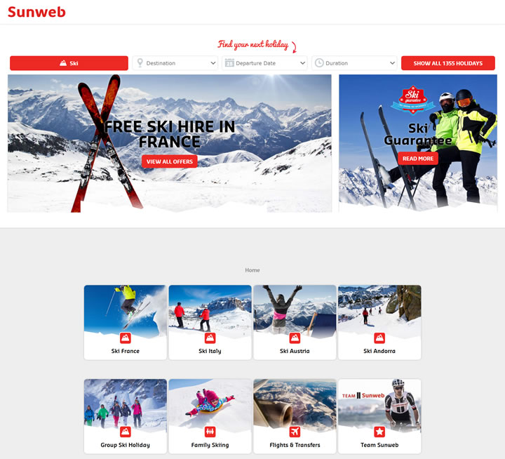 歐洲最大的滑雪假期供應商之一：Sunweb Holidays 英國購物網站 MeetKK-MeetKK