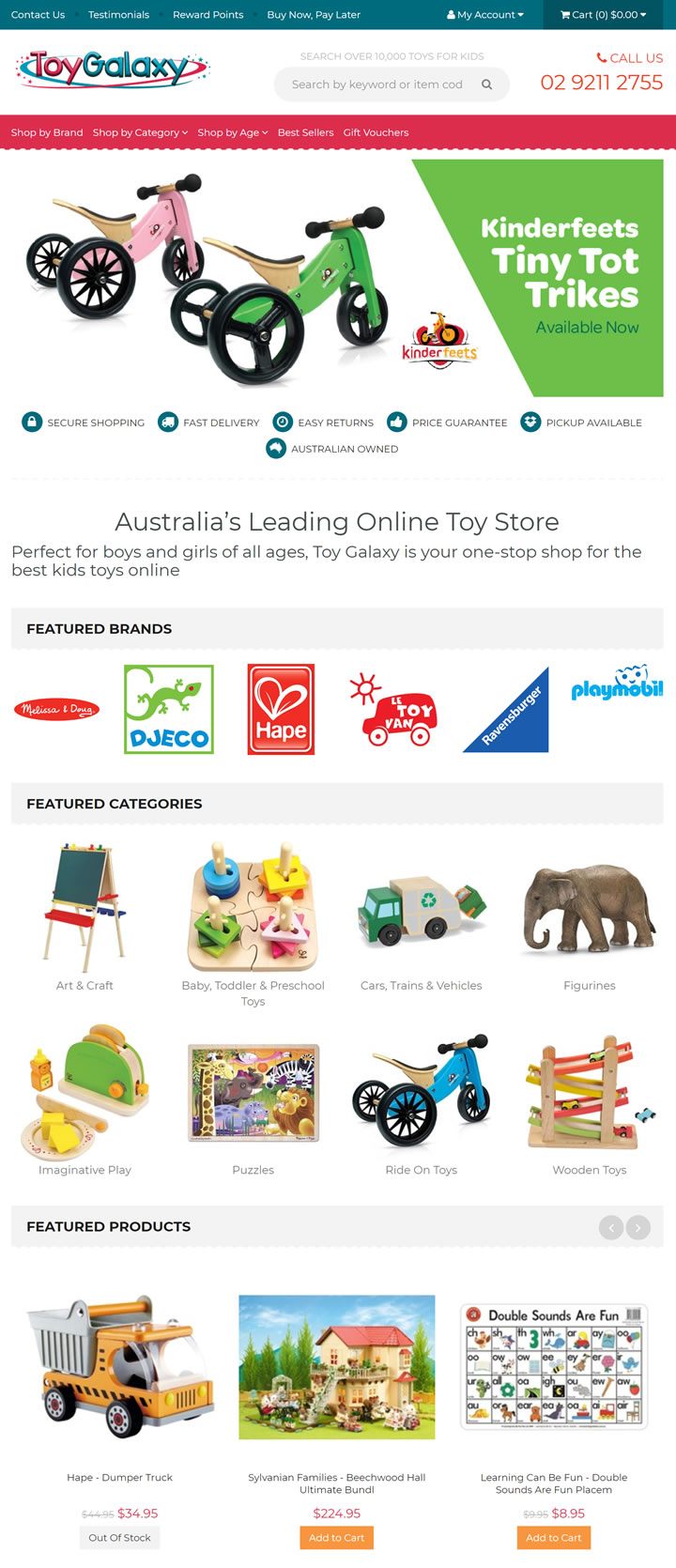 澳大利亞排名第一的兒童在線玩具商店：Toy Galaxy 澳洲購物網站 MeetKK-MeetKK