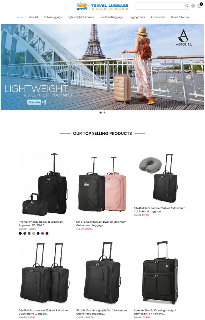 英國旅行箱包和行李箱購物網站：Travel Luggage & Cabin Bags 英國購物網站 MeetKK-MeetKK