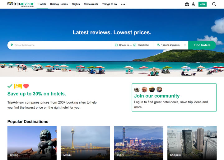 Tripadvisor新西蘭：閱讀評論，比較價格和酒店預訂 新西蘭購物網站 MeetKK-MeetKK