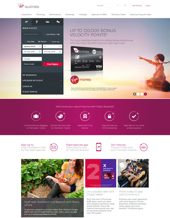 維珍澳洲航空官網：Virgin Australia 澳洲購物網站 MeetKK-MeetKK