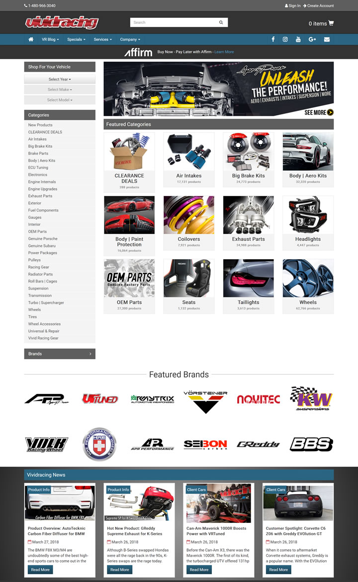 美國汽車性能部件和賽車零件網站：Vivid Racing 美國購物網站 MeetKK-MeetKK