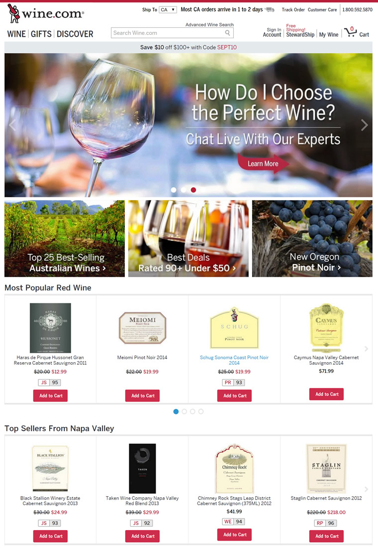 美國排名第一的在線葡萄酒商店：Wine.com 美國購物網站 MeetKK-MeetKK