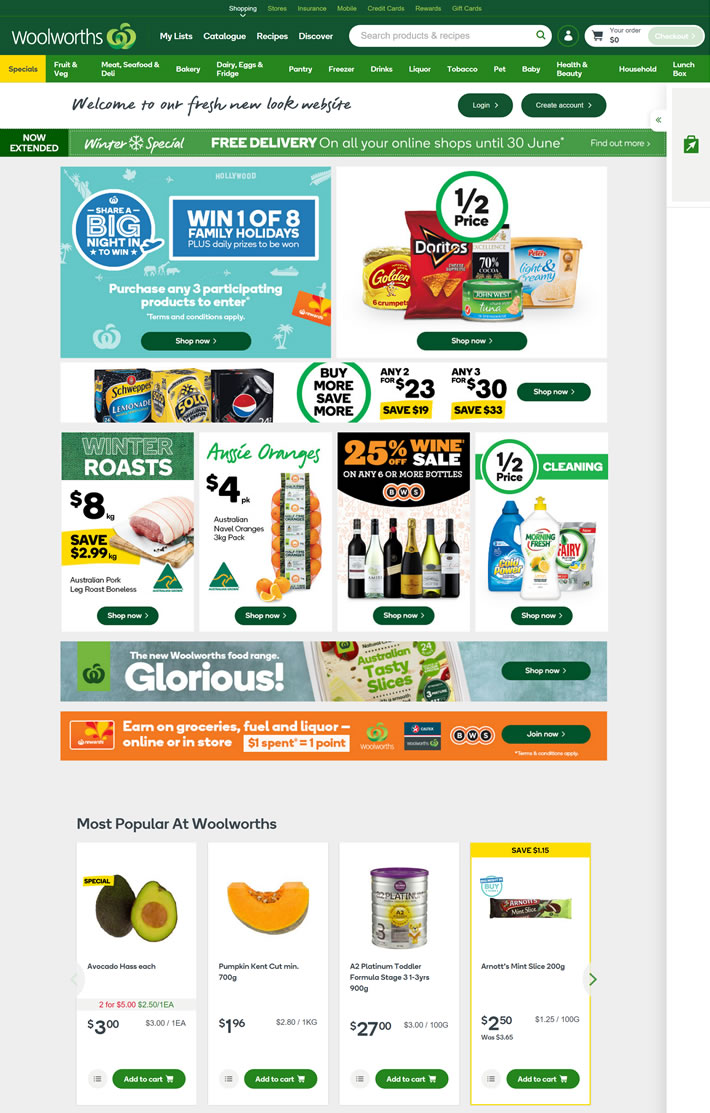 Woolworth官網：澳洲第一大超市 澳洲購物網站 MeetKK-MeetKK