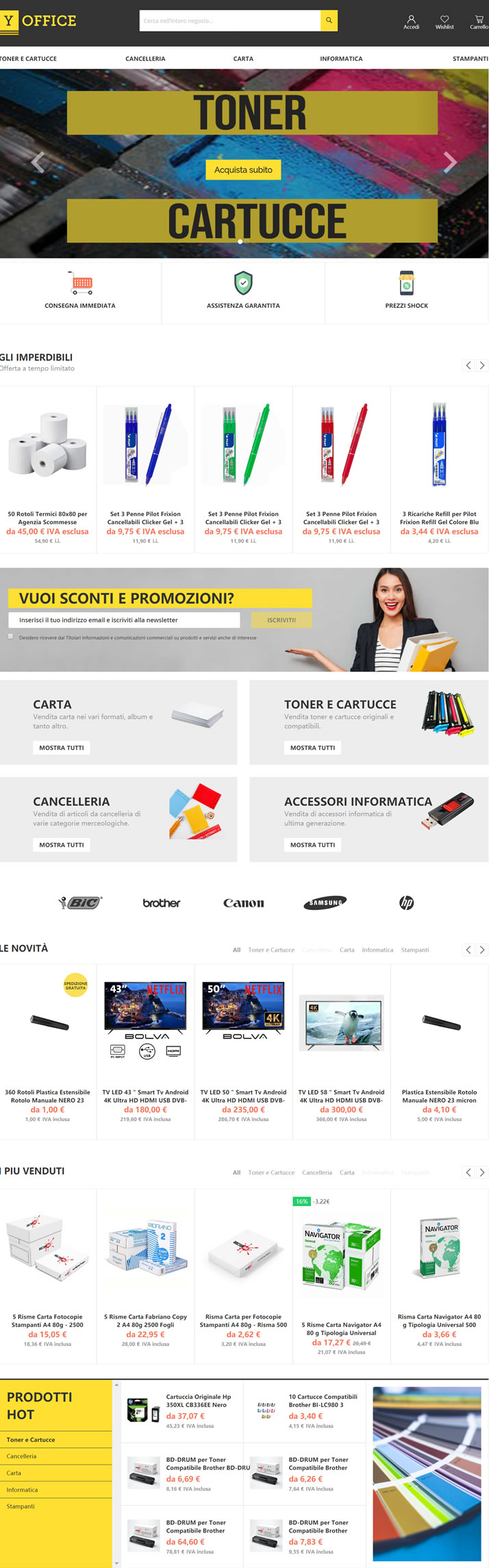 意大利文具和辦公產品在線商店：Y-Office 意大利購物網站 MeetKK-MeetKK