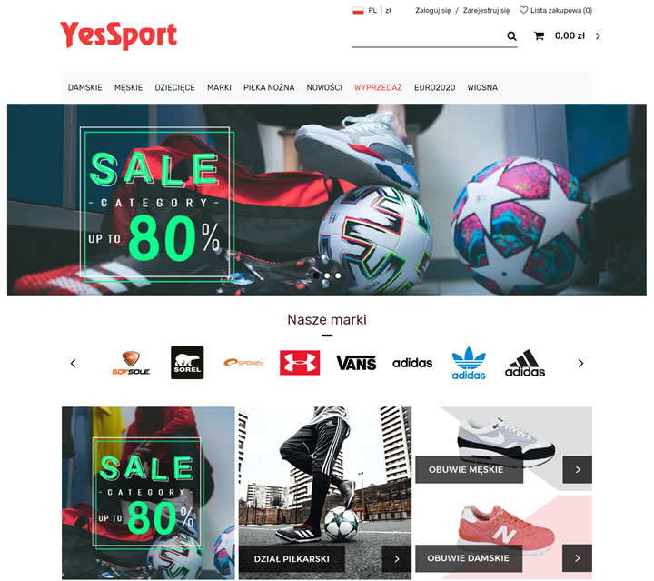 波蘭在線運動商店：YesSport 波蘭購物網站 MeetKK-MeetKK