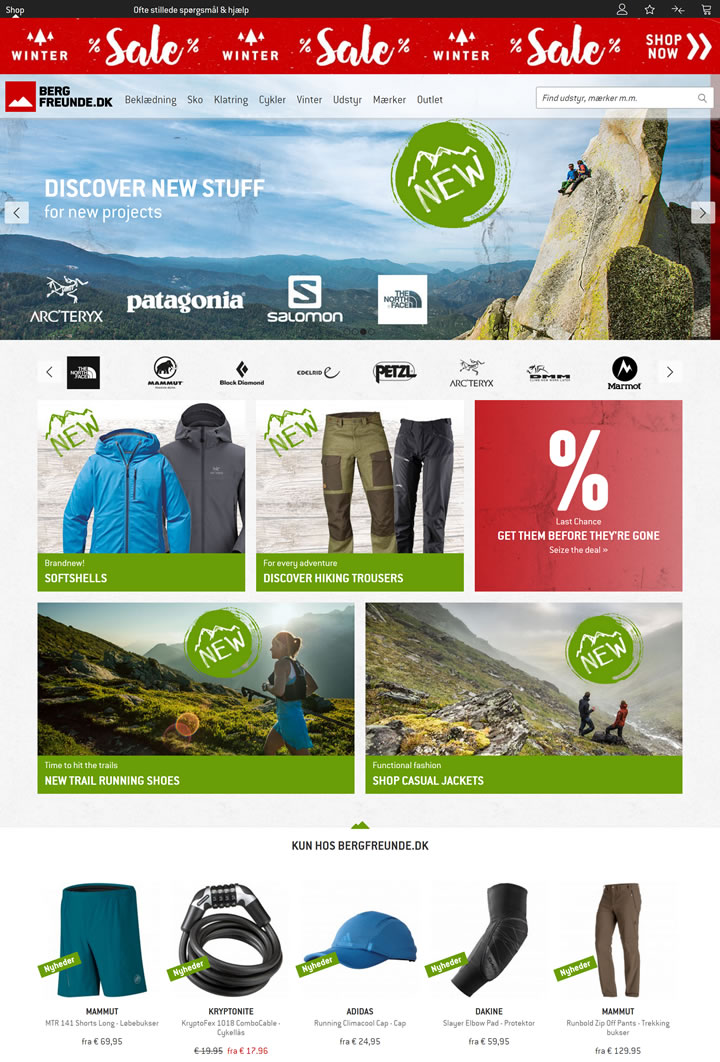 Bergfreunde丹麥：登山裝備網上零售商 丹麥購物網站 MeetKK-MeetKK
