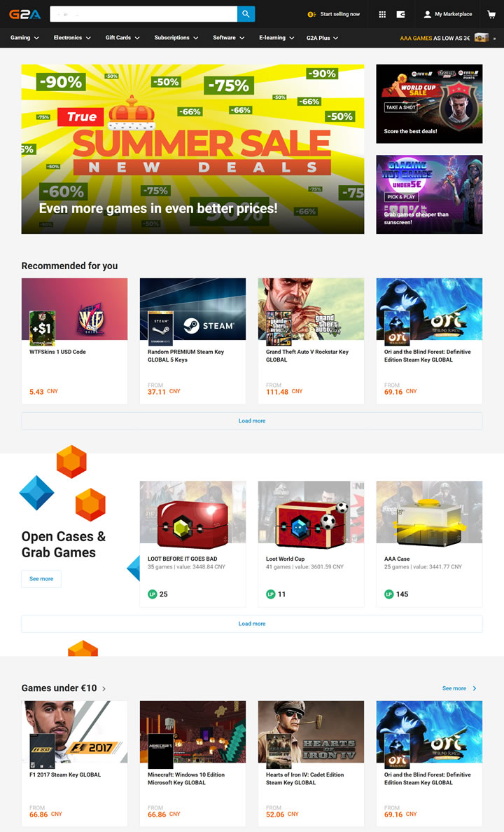 全球最大的遊戲市場：G2A 美國購物網站 MeetKK-MeetKK