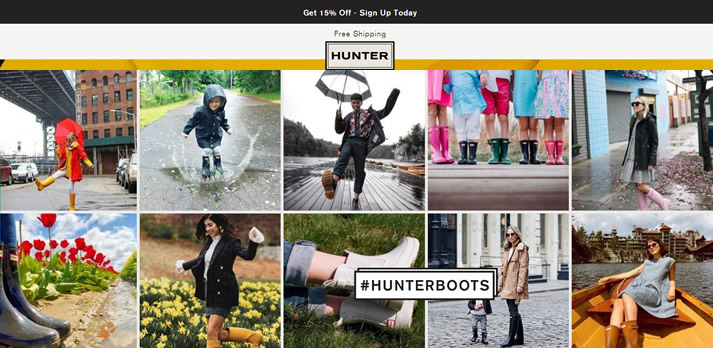 Hunter Boots美國官方網站：赫特威靈頓雨靴 美國購物網站 MeetKK-MeetKK