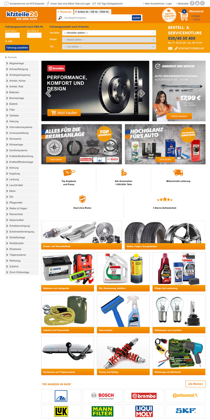 德國汽車零件和汽車配件網上商店：kfzteile24 德國購物網站 MeetKK-MeetKK
