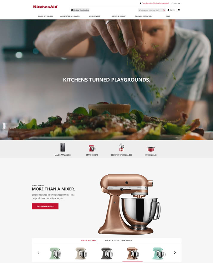 美國臺面電器和廚具品牌：KitchenAid 美國購物網站 MeetKK-MeetKK
