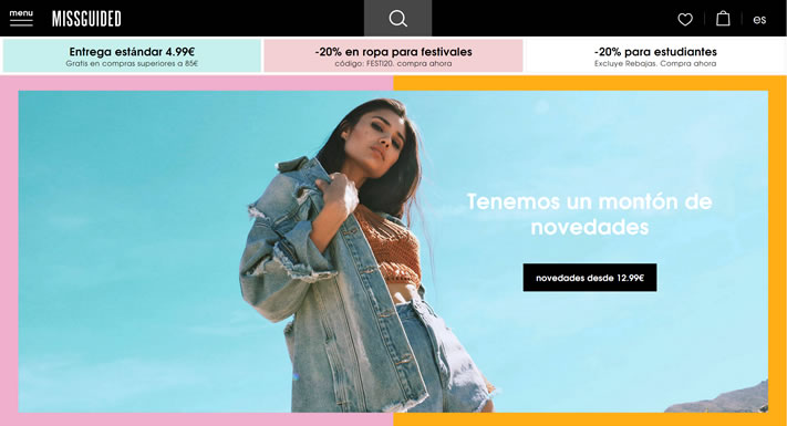 Missguided西班牙：網上買女裝 西班牙購物網站 MeetKK-MeetKK