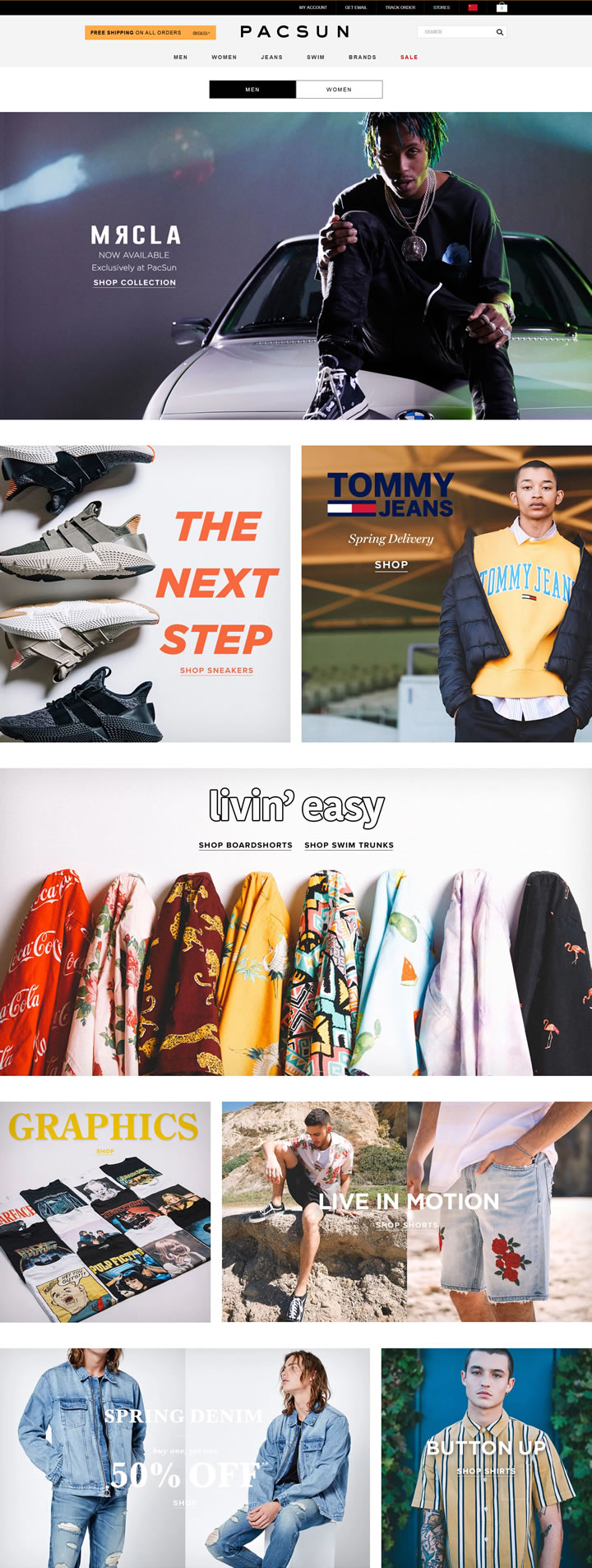 PacSun官網：加州生活方式服裝、鞋子和配飾 美國購物網站 MeetKK-MeetKK
