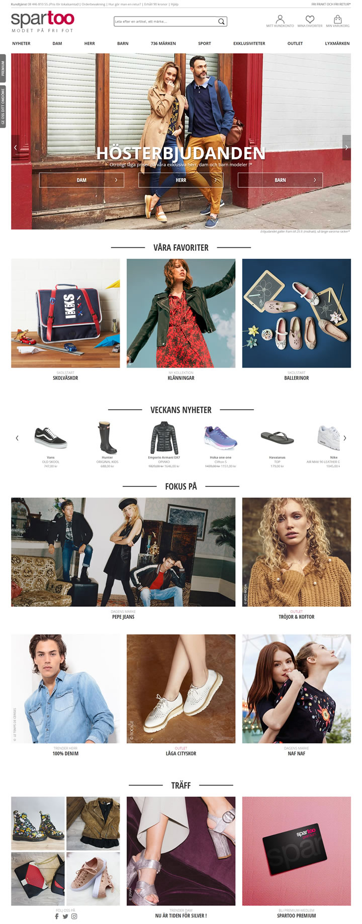 Spartoo瑞典：鞋子、包包和衣服 瑞典購物網站 MeetKK-MeetKK