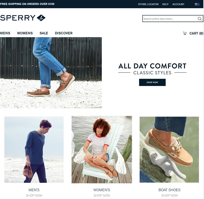 Sperry澳大利亞官網 源自美國帆船鞋創始品牌購物網站 Meetkk
