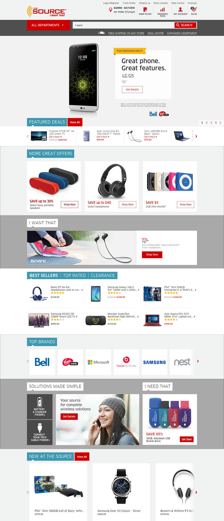 加拿大消費電子和手機購物網站：The Source 加拿大購物網站 MeetKK-MeetKK