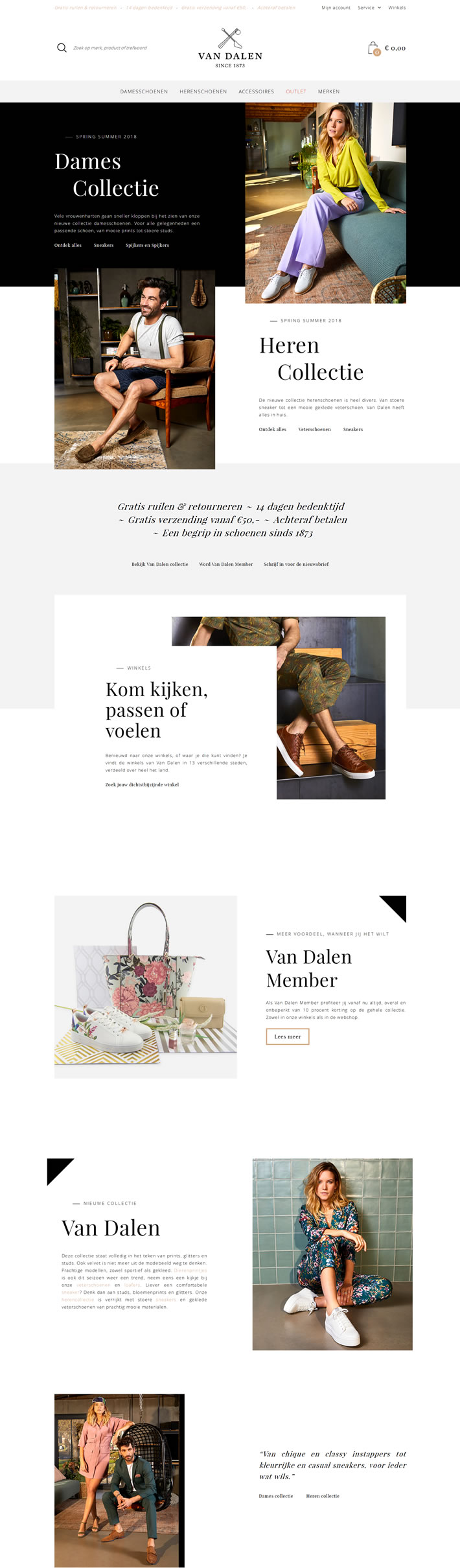 荷蘭和比利時時尚鞋店：Van Dalen 荷蘭購物網站 MeetKK-MeetKK