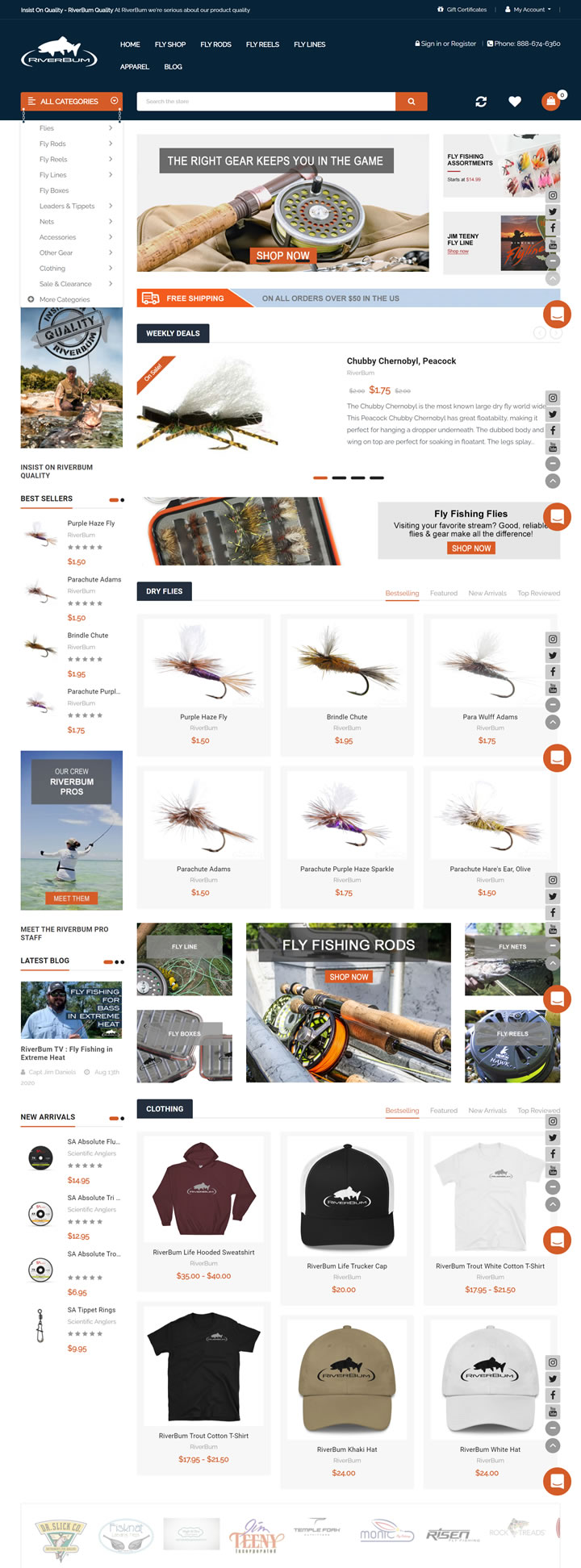 優質飛蠅釣和漁具：RiverBum 美國購物網站 MeetKK-MeetKK