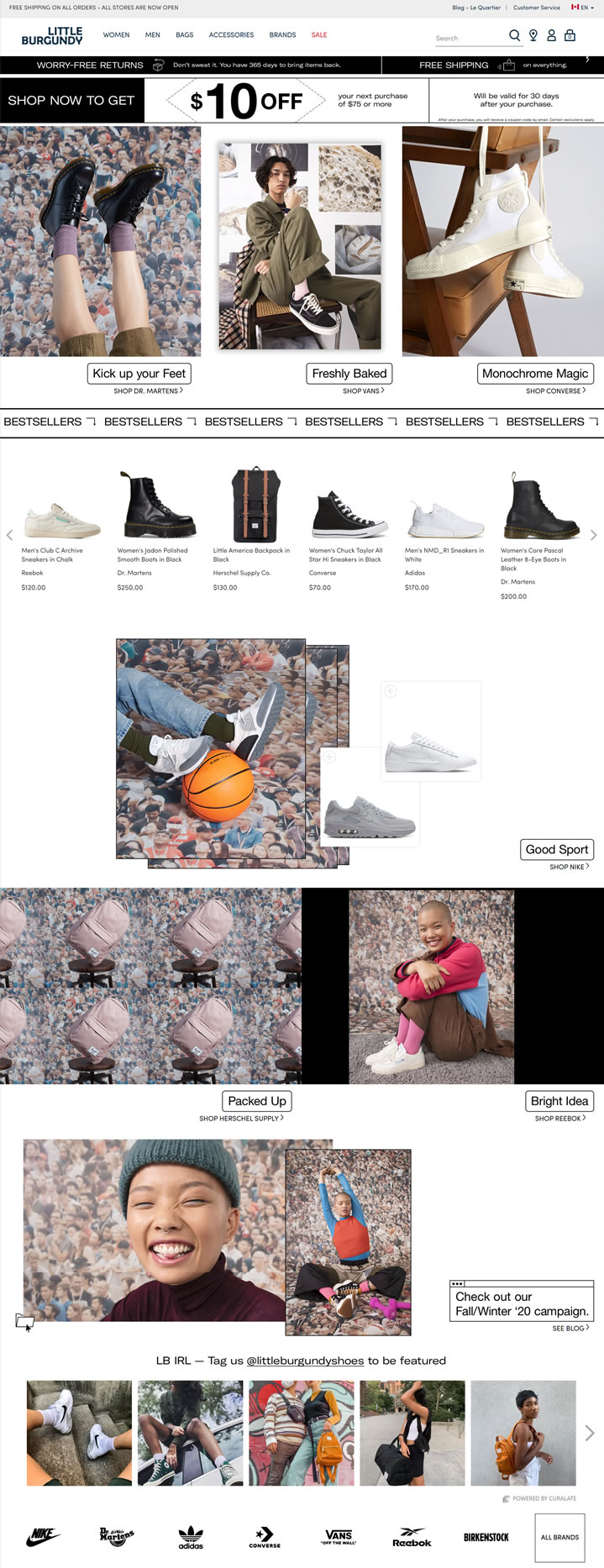 加拿大品牌鞋包連鎖店：Little Burgundy 加拿大購物網站 MeetKK-MeetKK