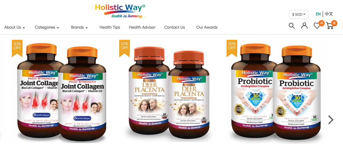 Holistic Way：新加坡營養保健食品 新加坡 購物網站 MeetKK-MeetKK
