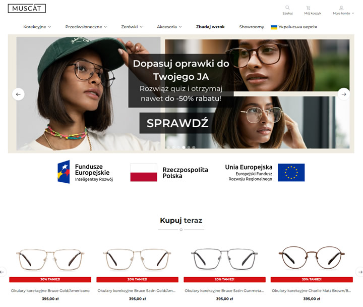 波蘭在線購買眼鏡網站：muscat.pl 波蘭購物網站 MeetKK-MeetKK