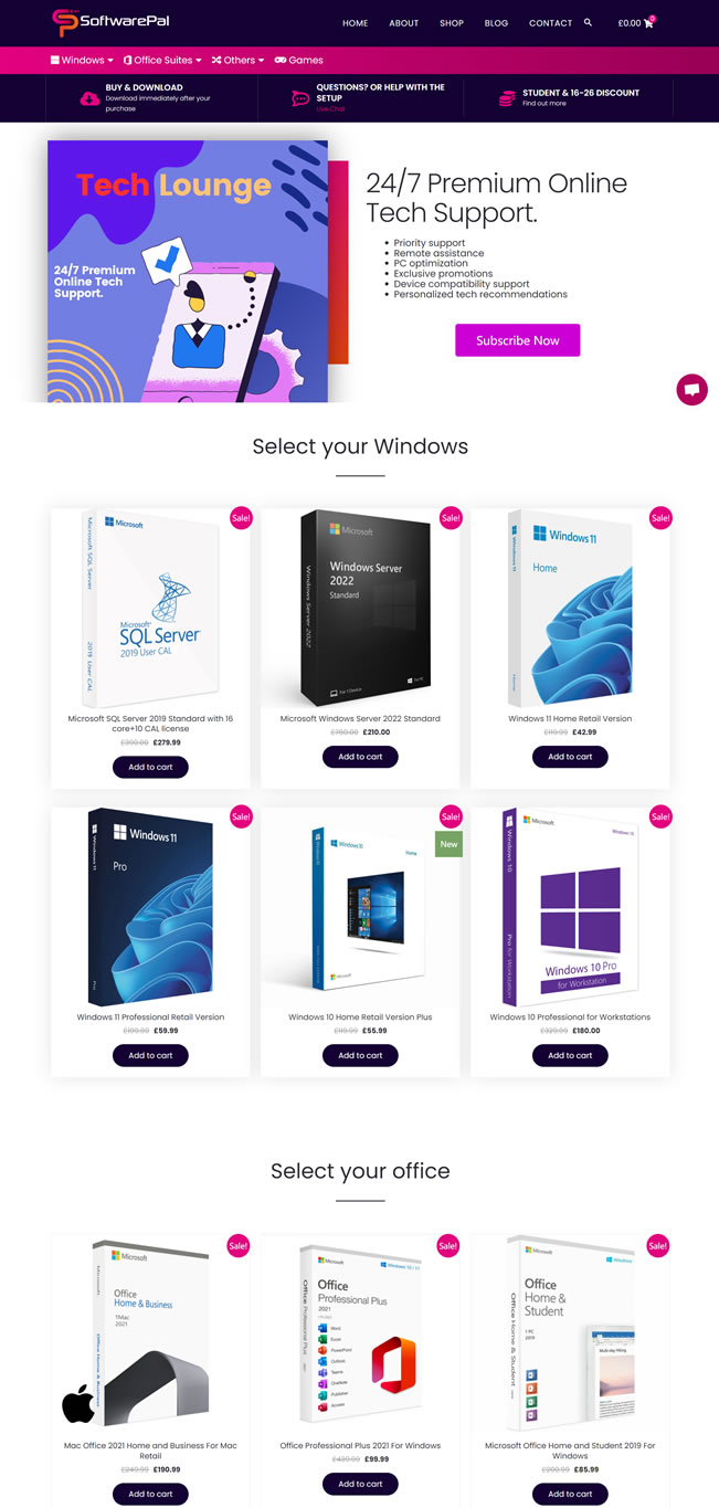 Windows和Mac軟件一站式商店：Softwarepal 英國購物網站 MeetKK-MeetKK